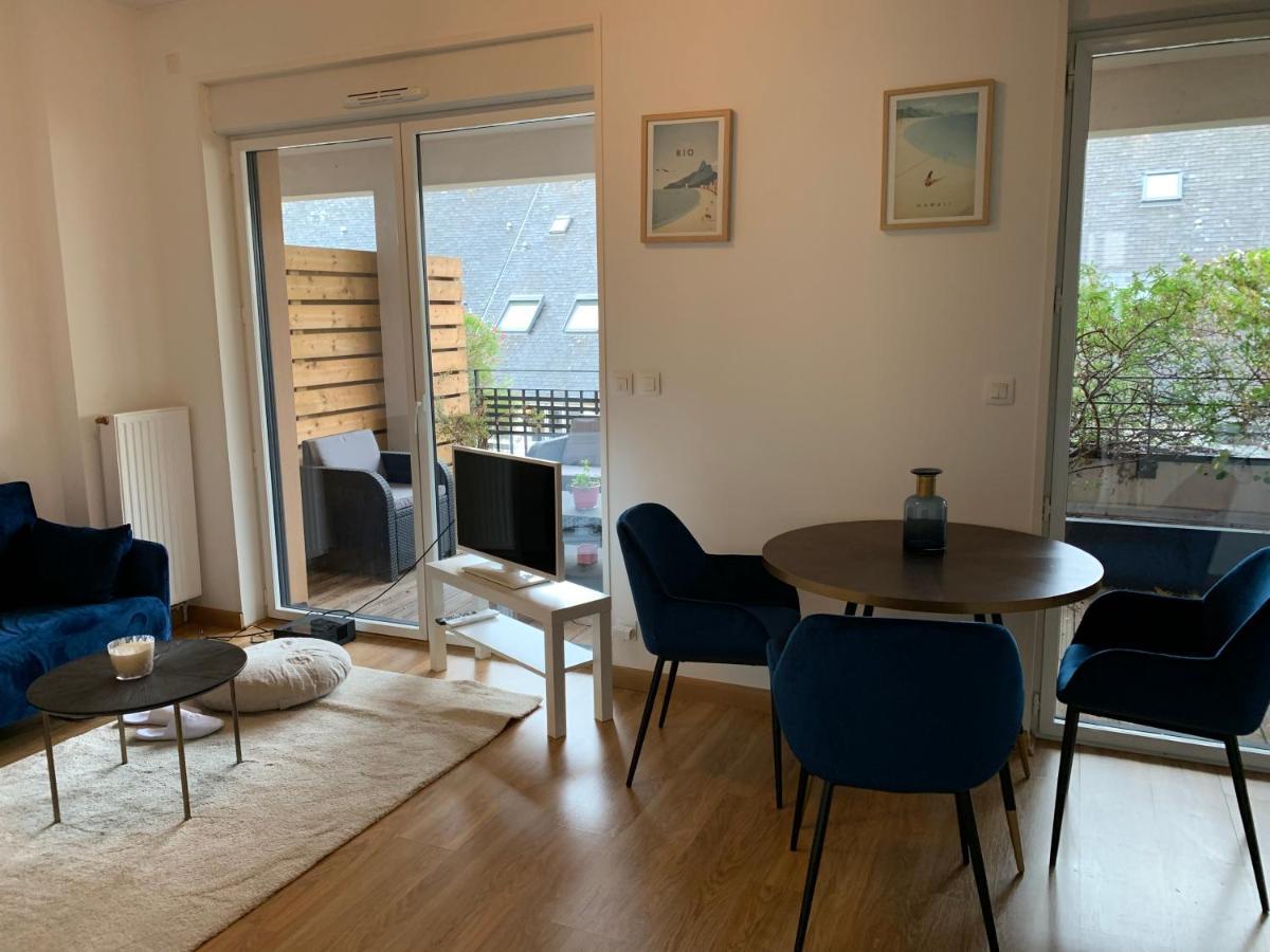 Appartement Centre Ville Avec Terrasse Et Parking Securise Ρεν Εξωτερικό φωτογραφία